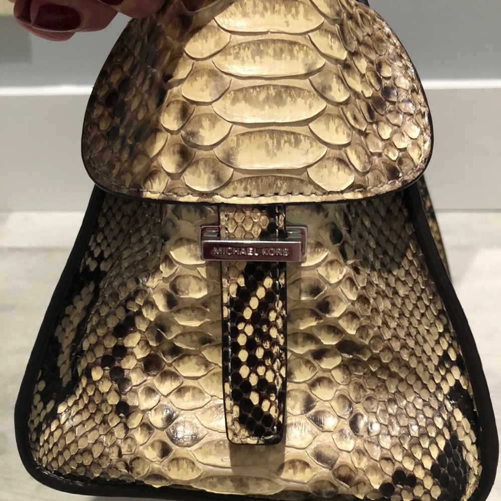 Gia Python Satchel - image 5